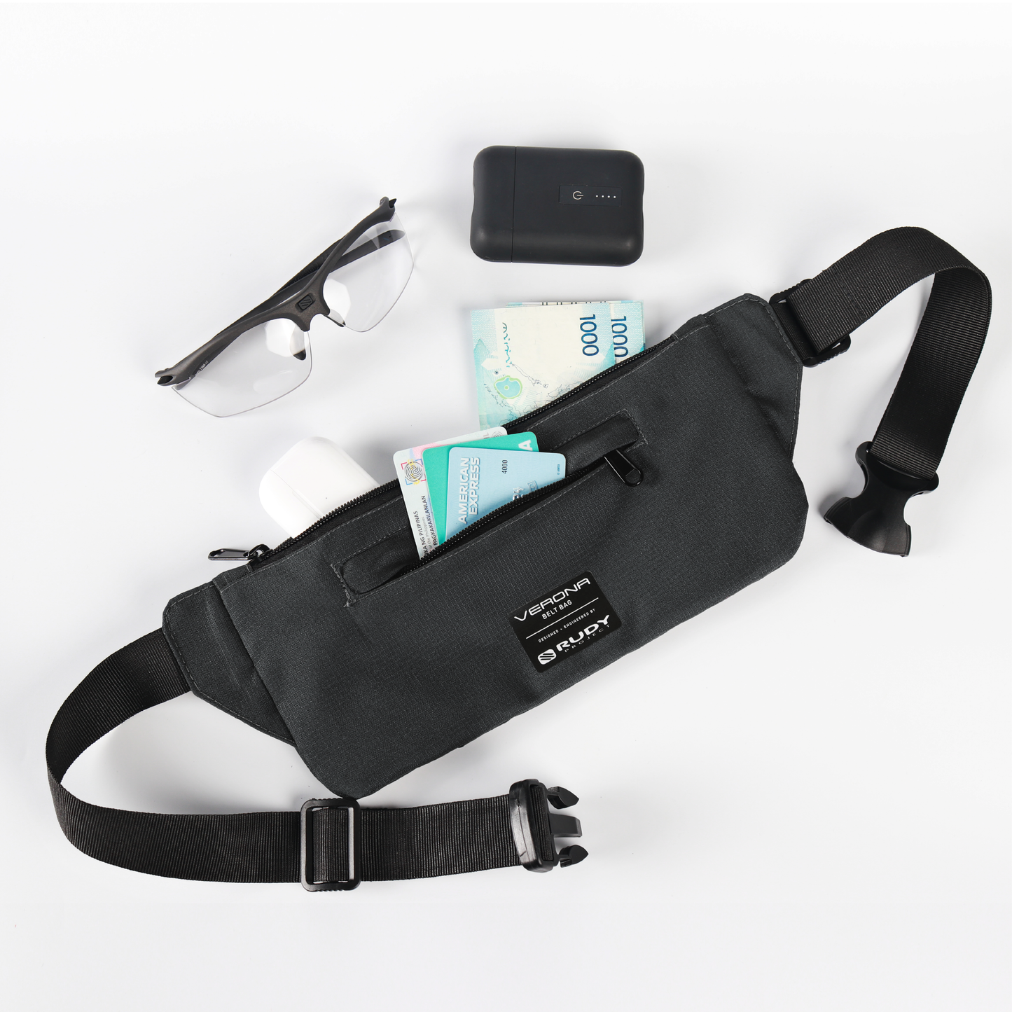Verona Belt Bag in Grey