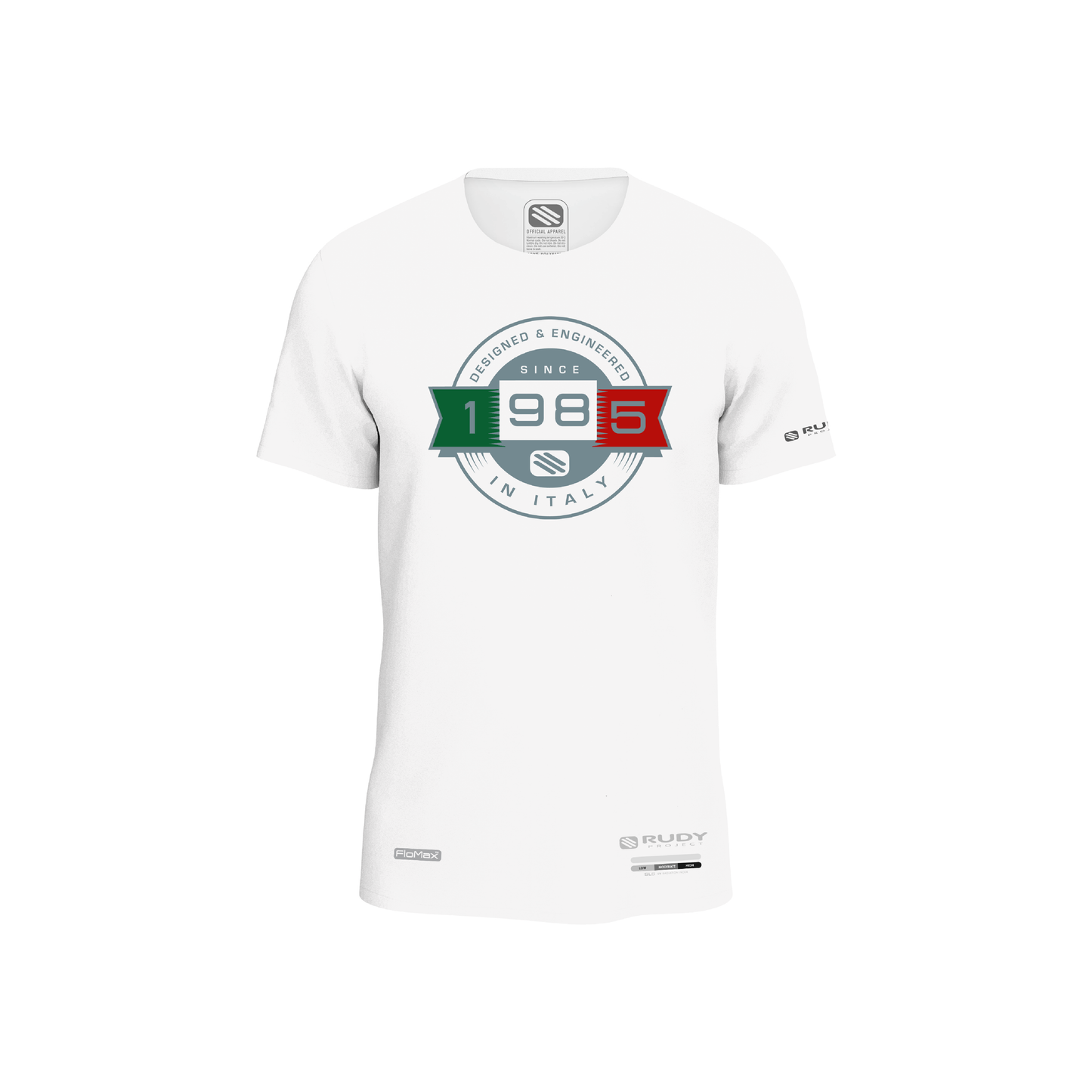 Italy 1985 Active Tee White