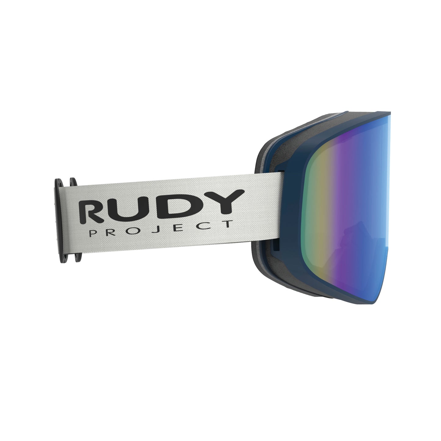 Skermo Rimless Goggle in Deep Blue Matte-Multilaser Blue Lens
