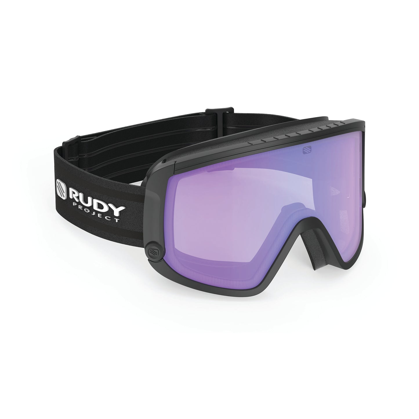 Spincut Rimless Snow Goggle in Black Matte-ImpactX Photochromic Laser Purple Lens