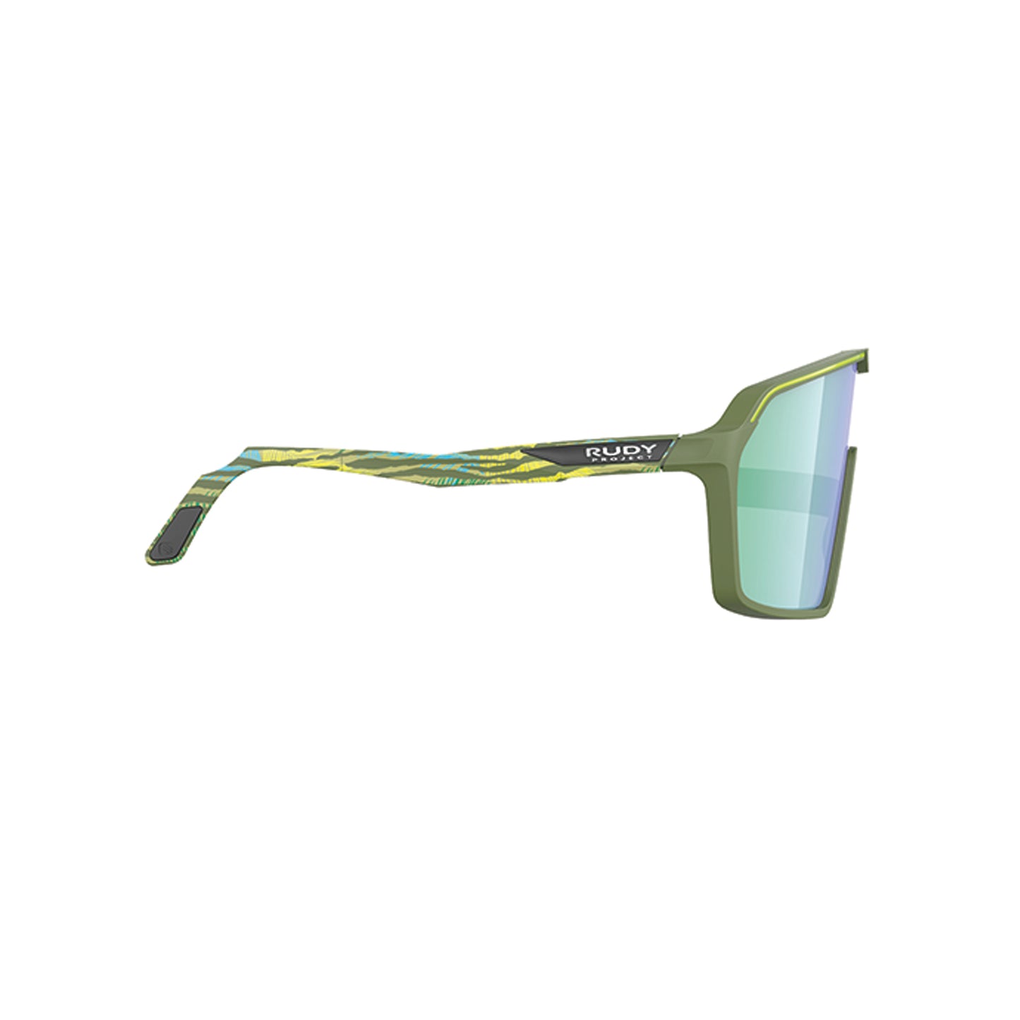 Limited Edition #GreenIsTheNewBlack Spinshield Eyewear in Olive Matte-Multilaser Green Lens