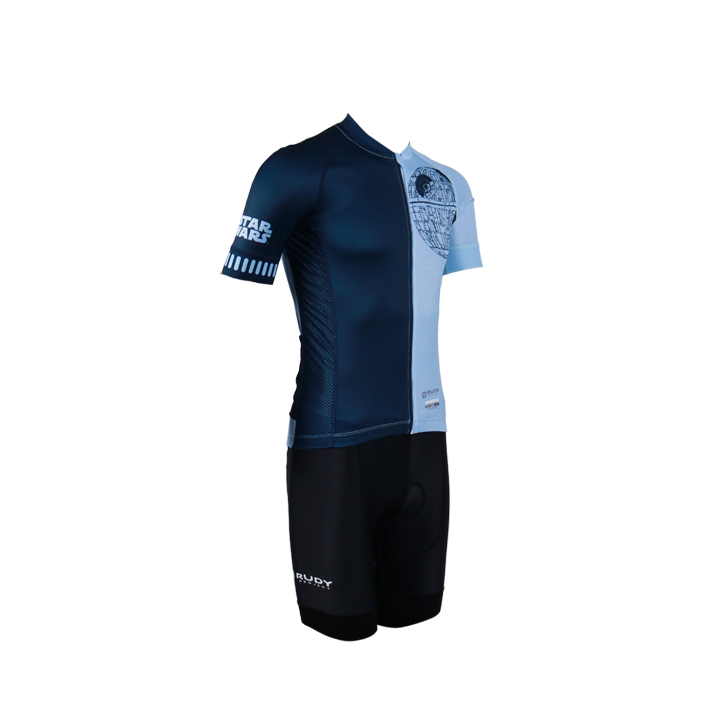 Rudy Project Star Wars Storm Trooper Death Star Cycling Jersey - Navy/Light Blue