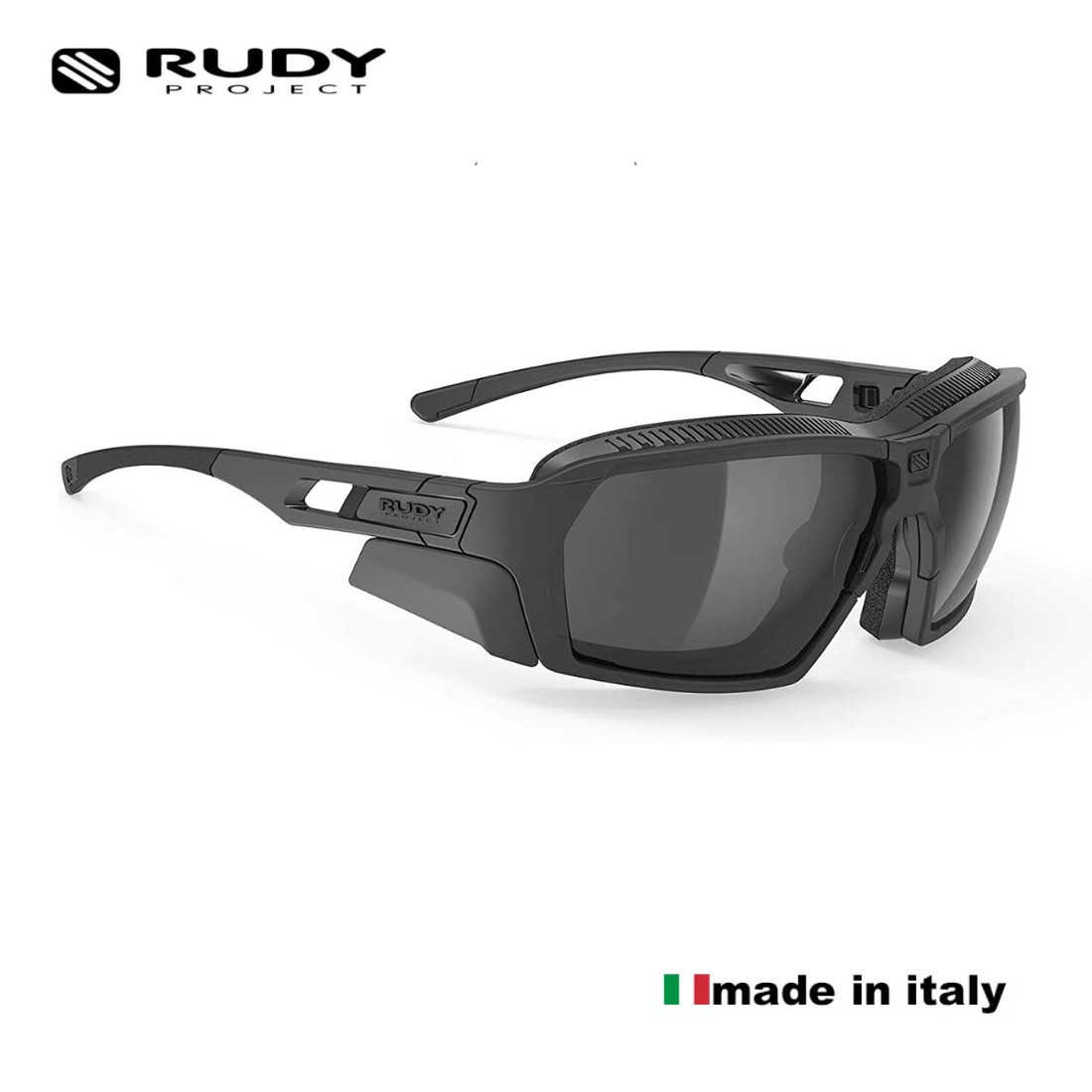 Rudy Project Agent Q Stealth Smoke Black Gloss Gray Shinny