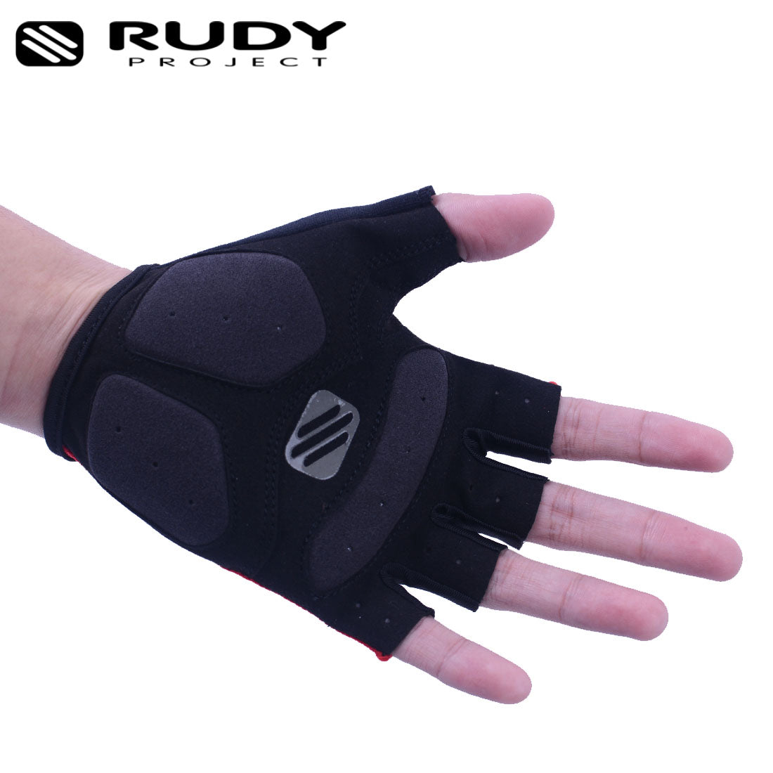 Cycling Gloves in Red/Black