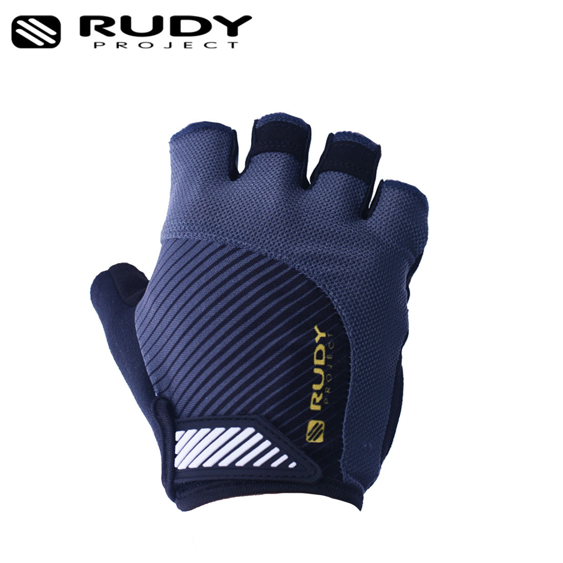 Rudy Project NEW Bike Gloves in Black-Grey-Yellow for Cycling Sports