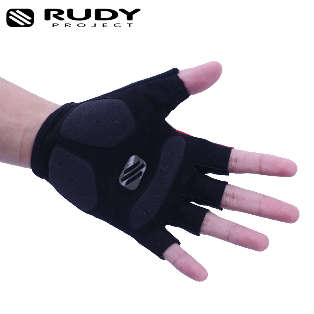 Cycling Gloves in Red/Black