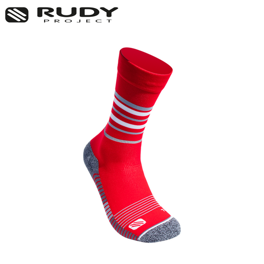 Medium Cut Socks in Red