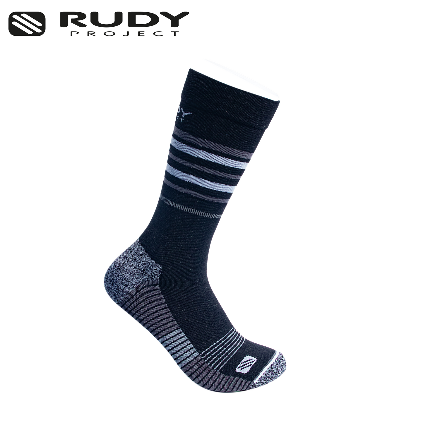 Long Cut Socks in Black