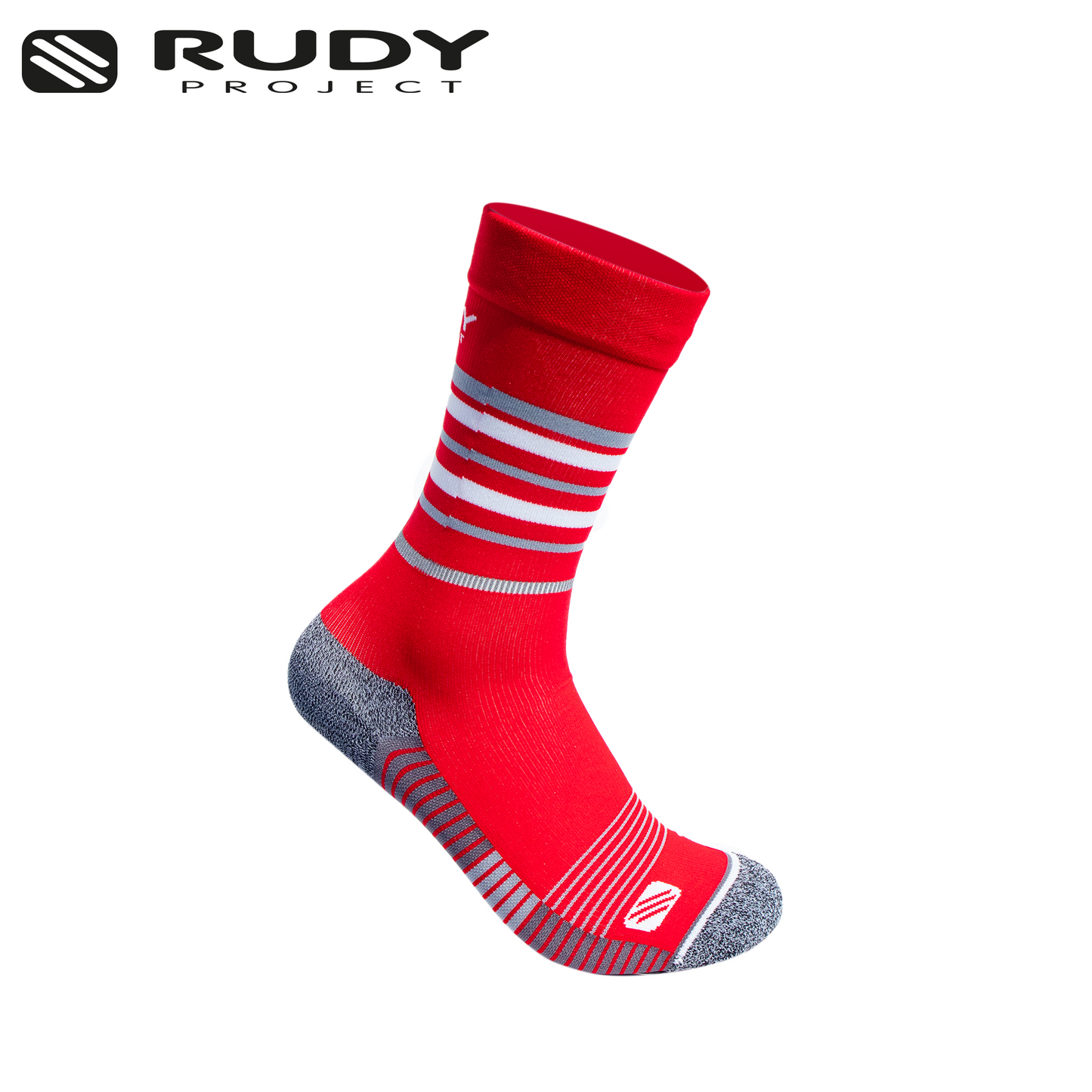 Long Cut Socks in Red
