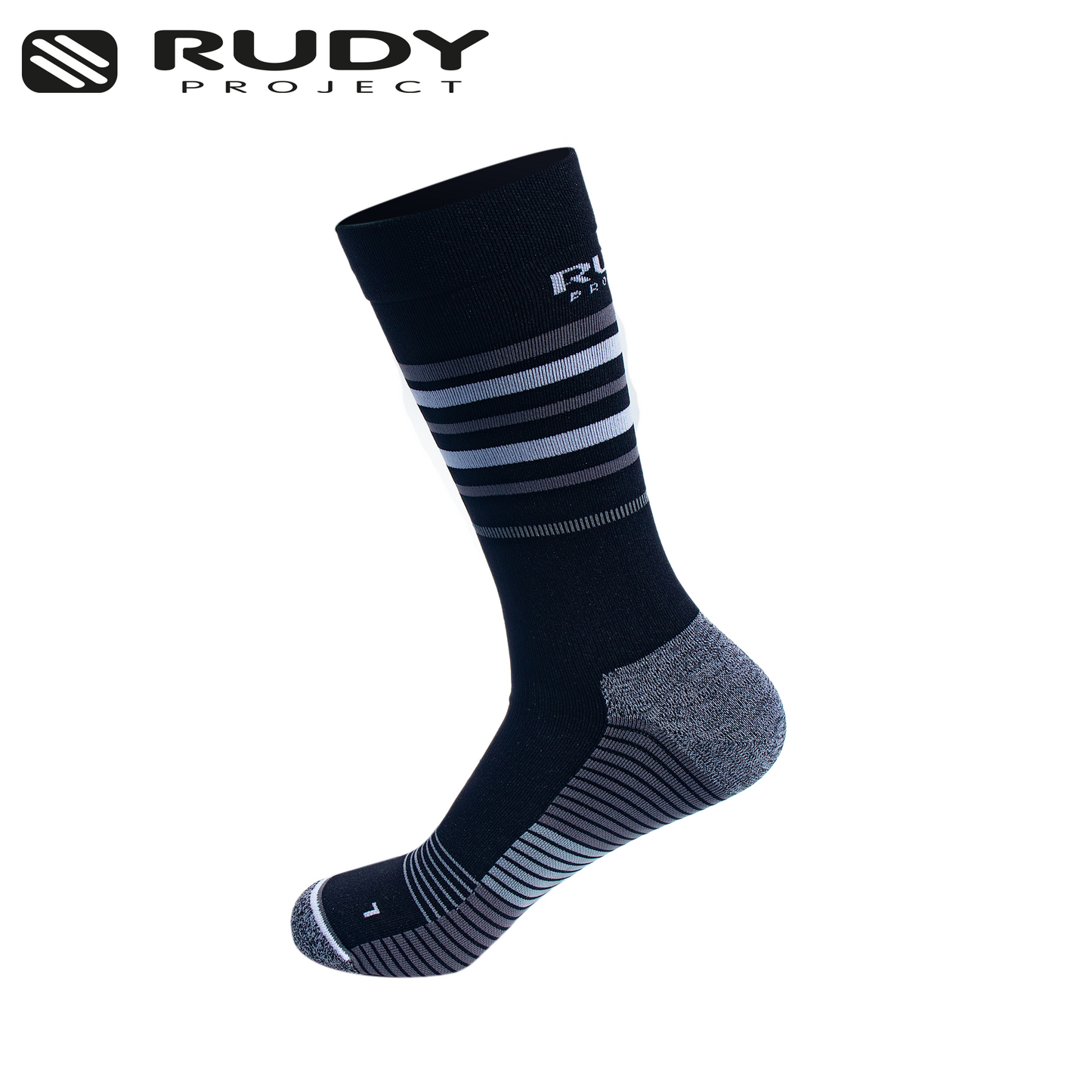 Long Cut Socks in Black