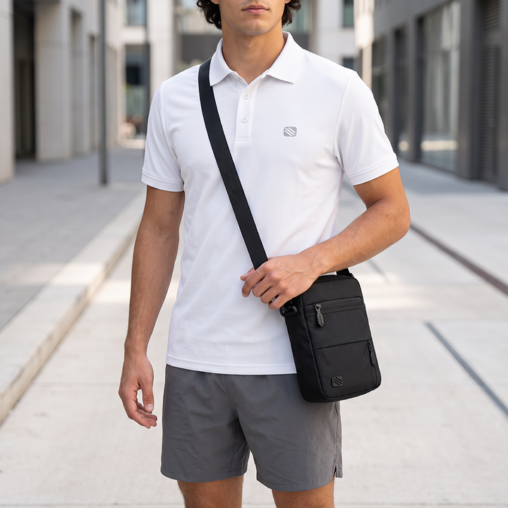 Course Sling Bag in Black