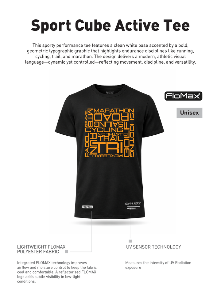 Cube Active Tee Black