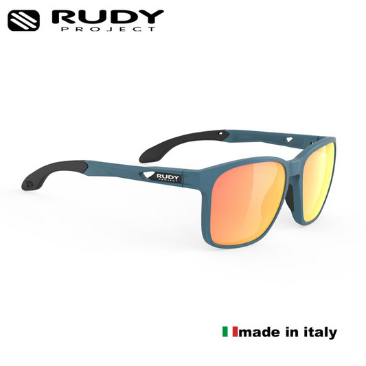 Rudy Project Lifestyle Eyewear Lightflow In Teal Matte Multilaser Orange