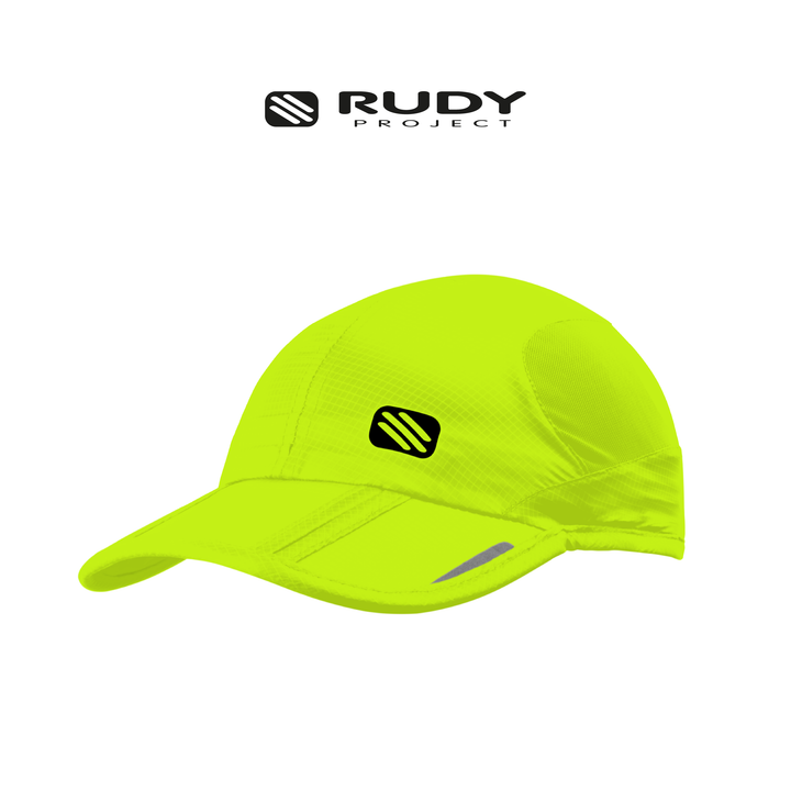 Emblem Logo Foldable Cap Yellow Fluo