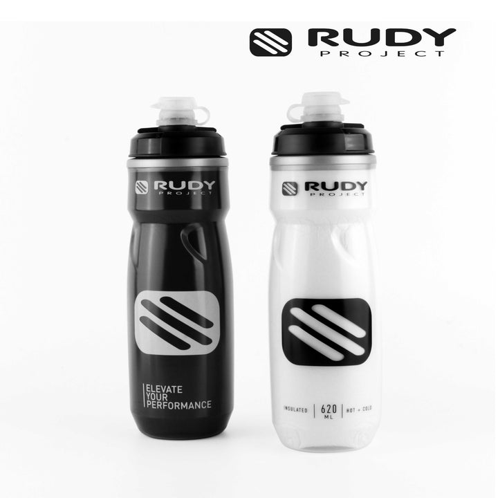 Emblem Insulated Water Bottle White