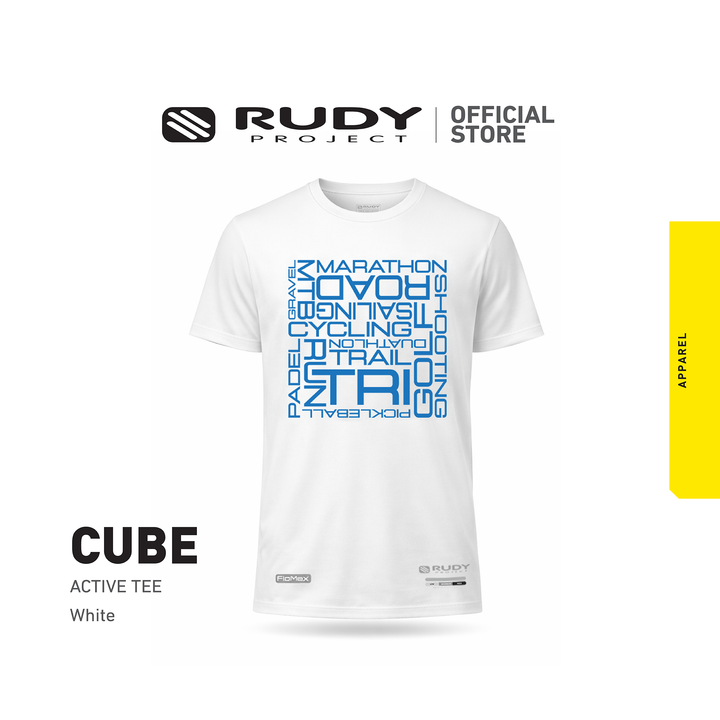 Cube Active Tee White