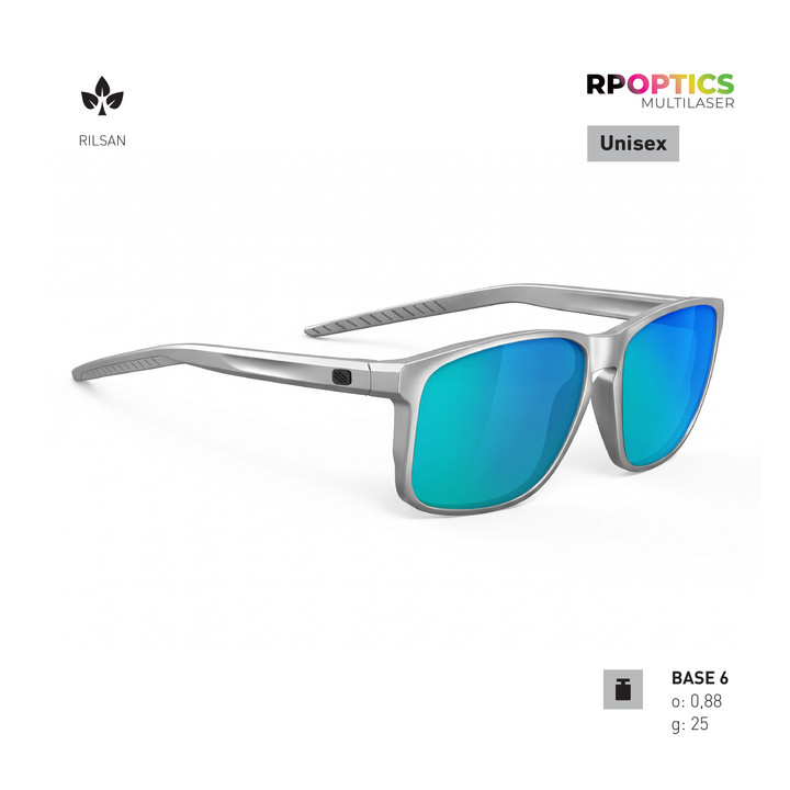 Overlap Sports Metallic Grey Multilaser Lens