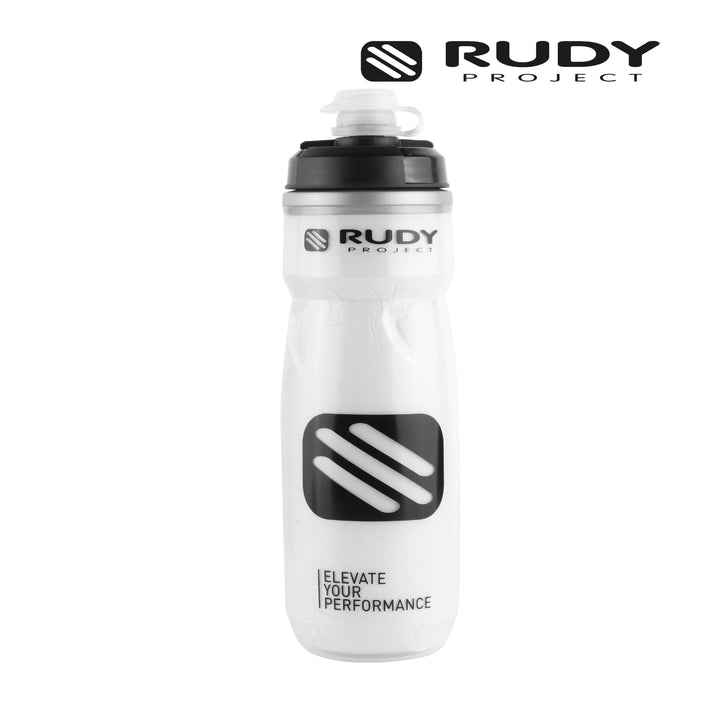 Emblem Insulated Water Bottle White
