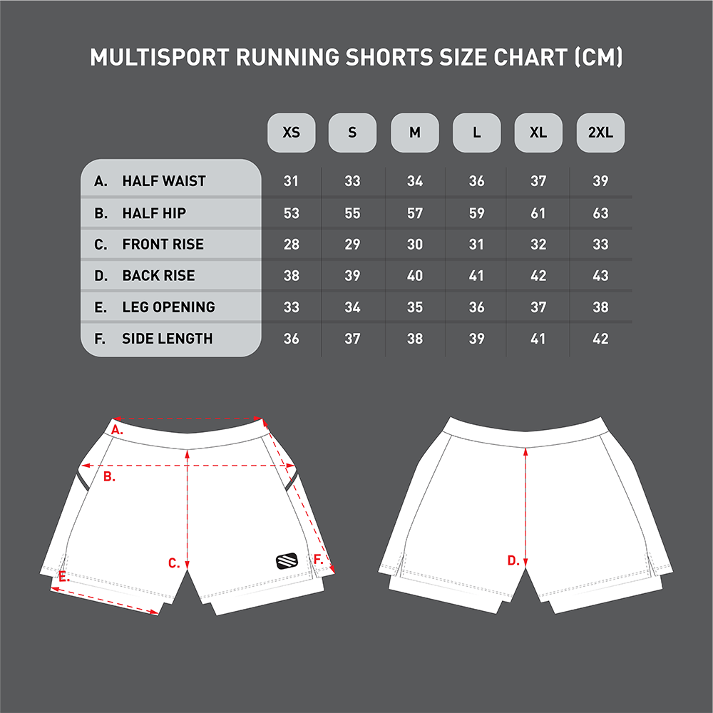 Stride Running Shorts Black
