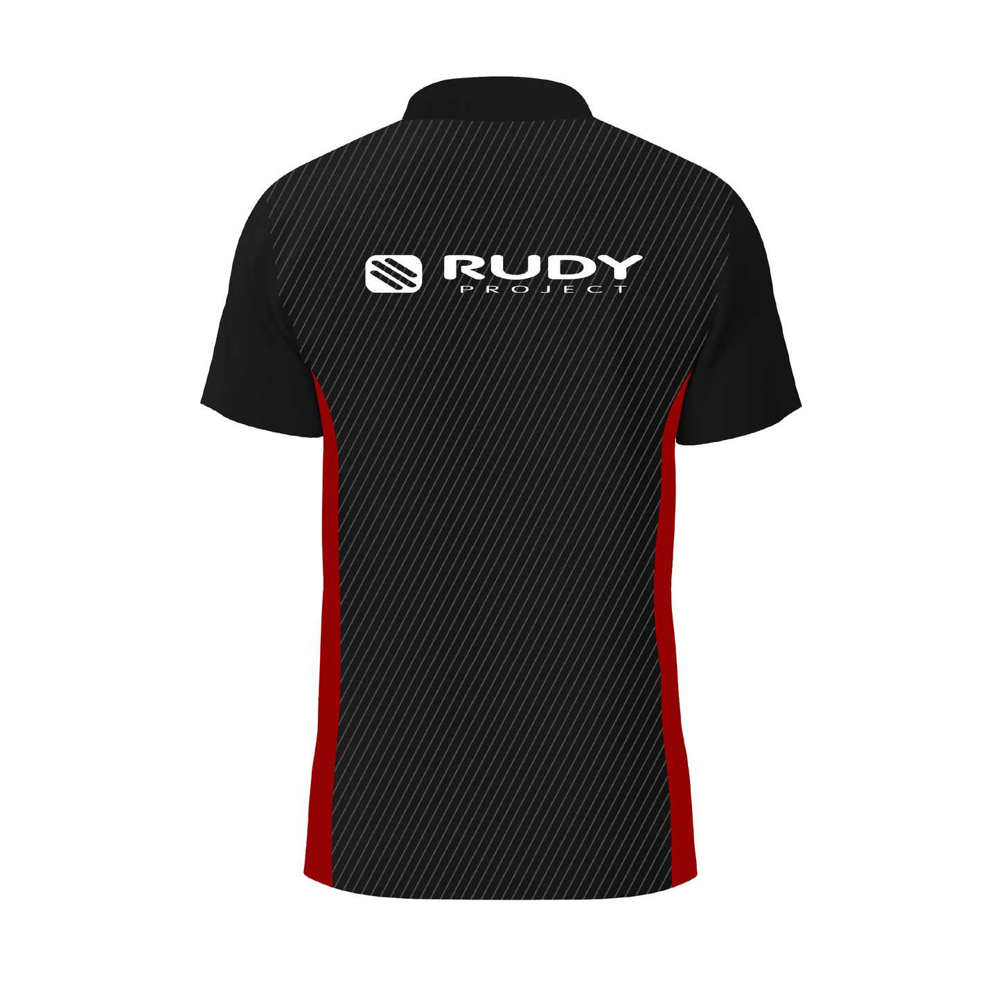 Fitwear Active Polo in Black/Red