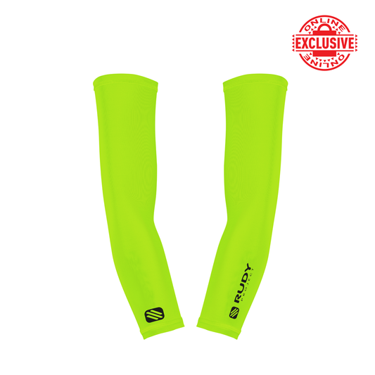 Arm Sleeves in Neon Green