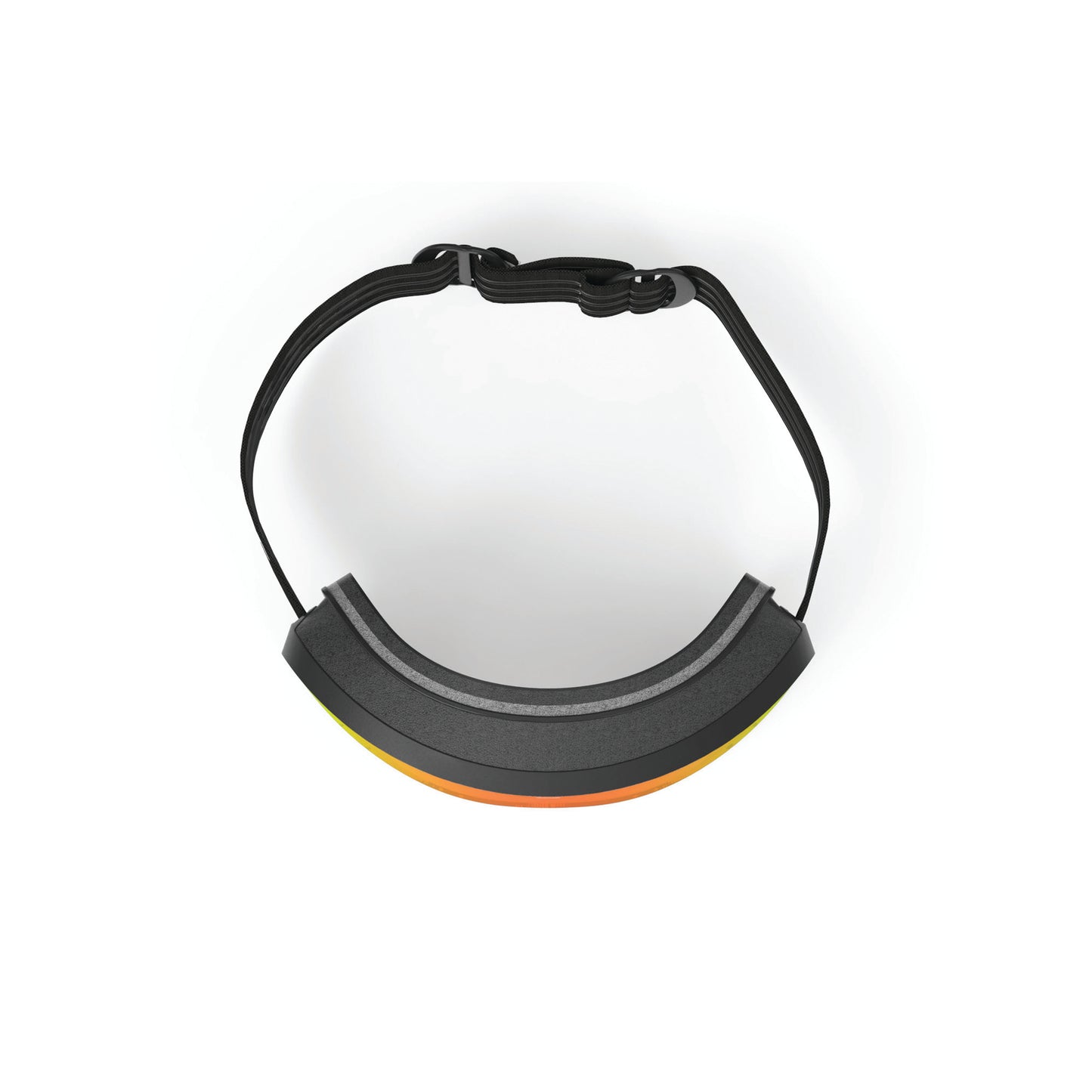 Skermo Rimless Goggle in Black Matte-Multilaser Orange Lens