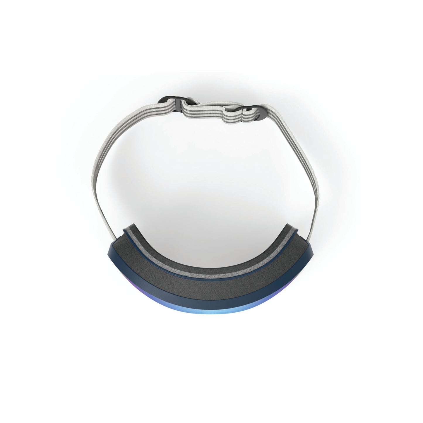 Skermo Rimless Goggle in Deep Blue Matte-Multilaser Blue Lens