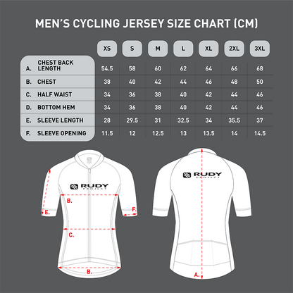 Men's Cycling Jersey in Gray/Maroon