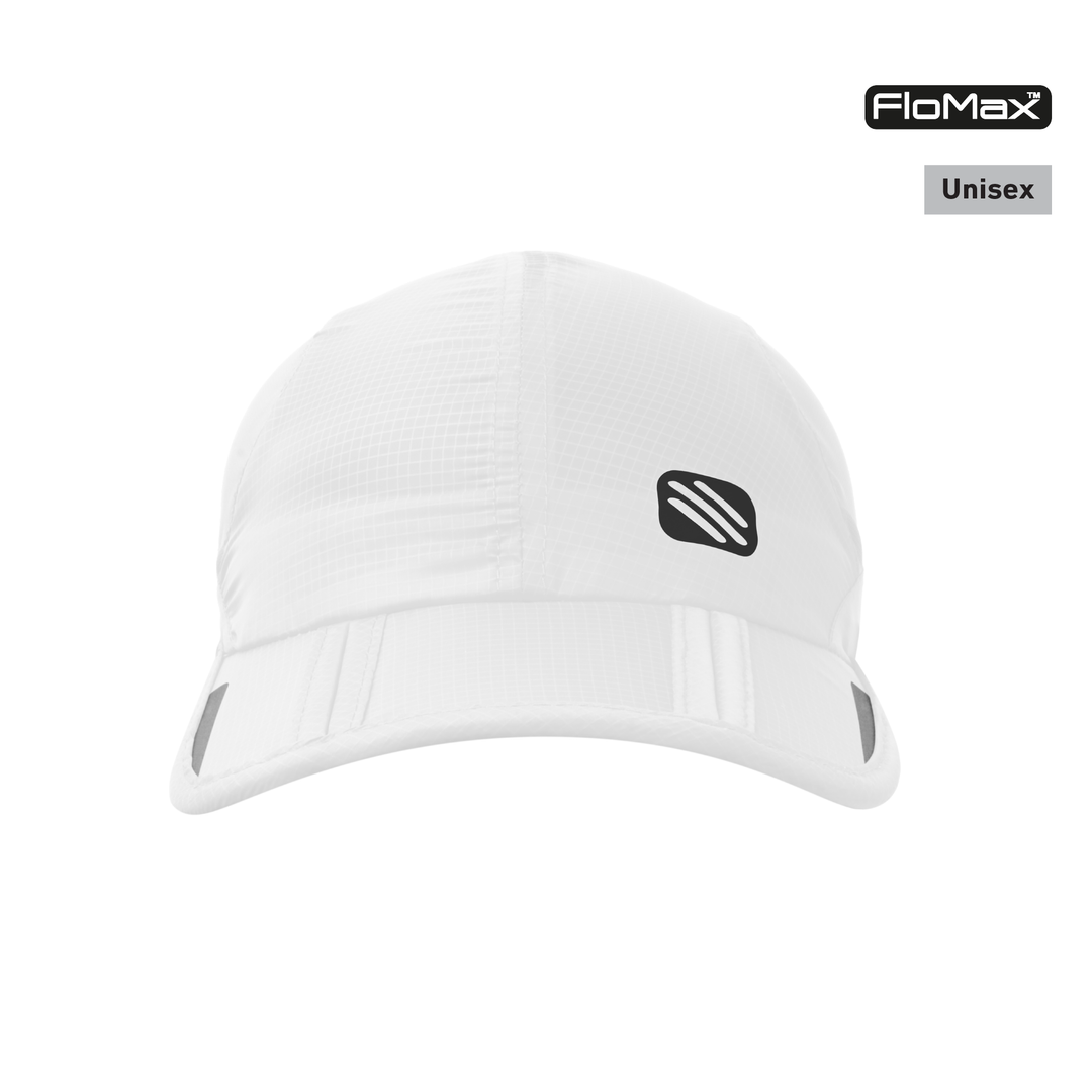 Emblem Logo Foldable Cap White