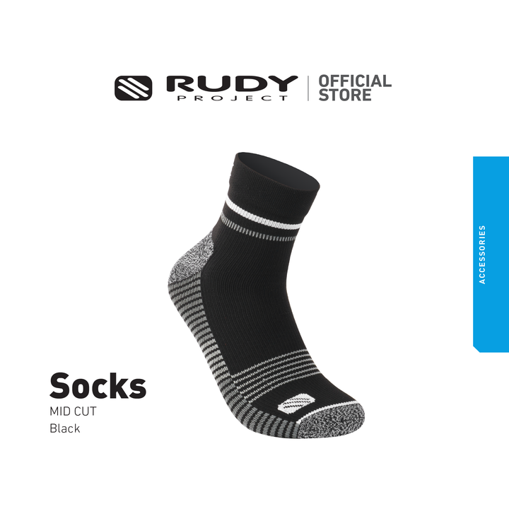 Mid Cut Sports Socks Black
