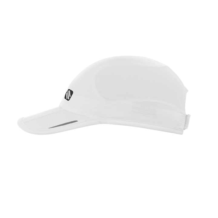 Emblem Logo Foldable Cap White