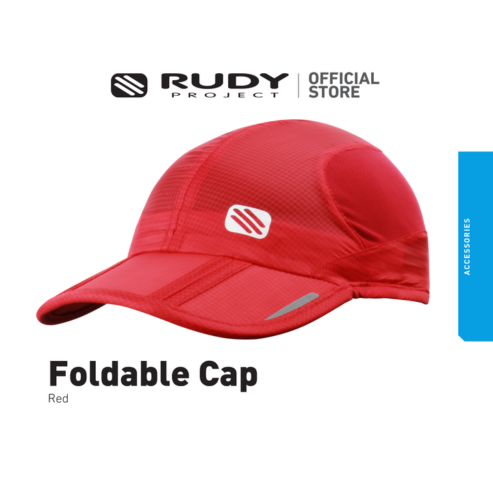 Emblem Logo Foldable Cap Red