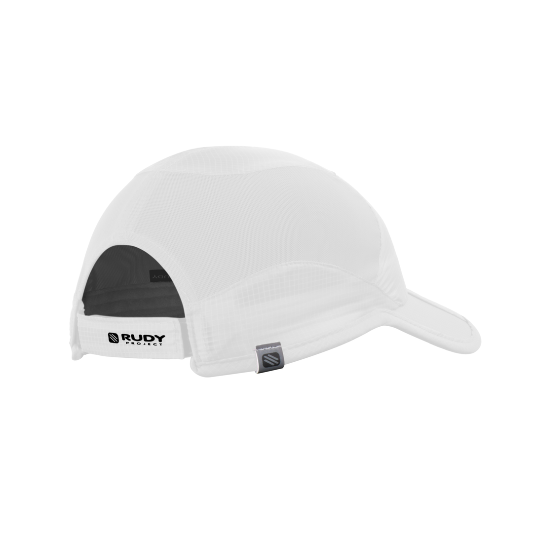 Emblem Logo Foldable Cap White