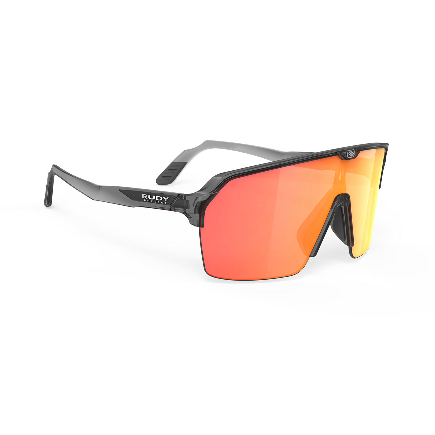 Spinshield Air Eyewear in Crystal Ash - Multilaser Orange Lens