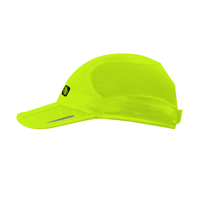 Emblem Logo Foldable Cap Yellow Fluo