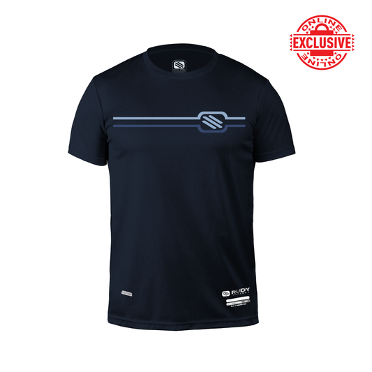 Emblem Band Active Tee in Navy