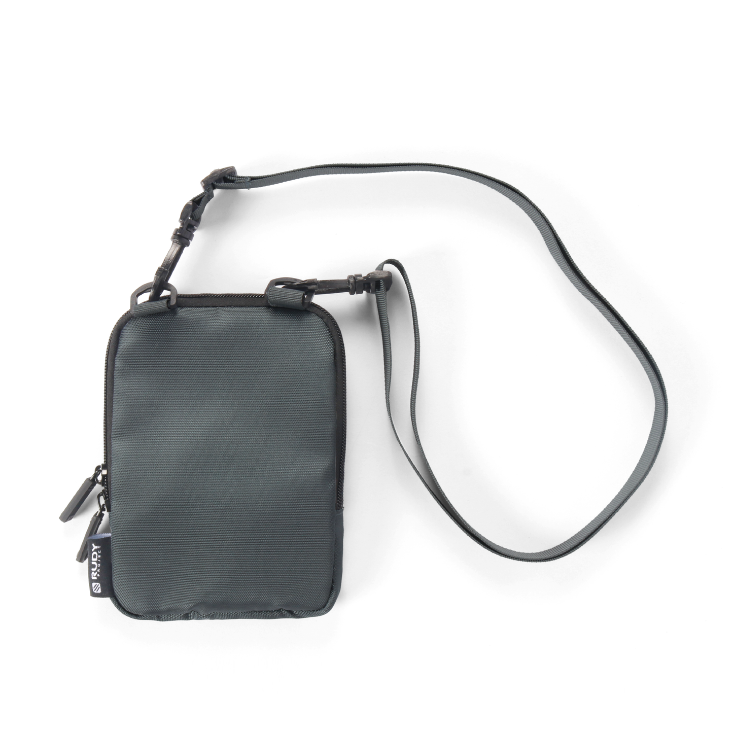 Puglia Neck Wallet in Grey for Travel Everyday or Casual