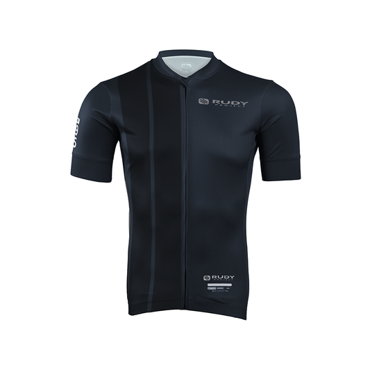 Men's Vintage Cycling Jersey in Gray/Black