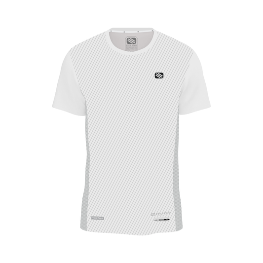 Fitwear Active Tee in White/Grey
