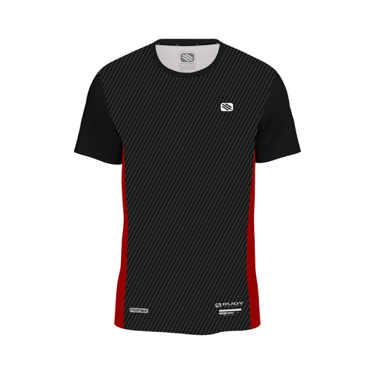 Fitwear Active Tee in Black/Red