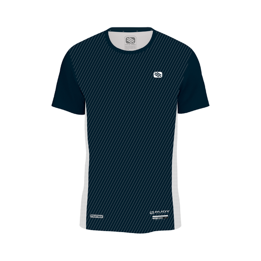 Fitwear Active Tee in Blue/White