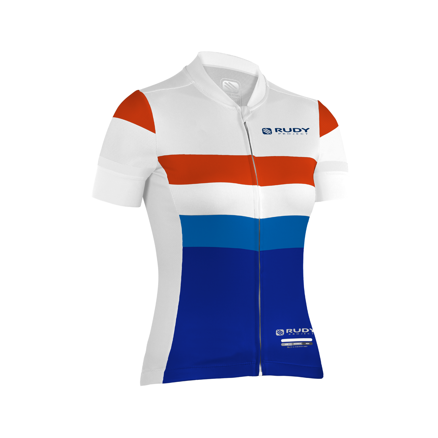 Rudy Project Women's Vintage Cycling Jersey in White Blue
