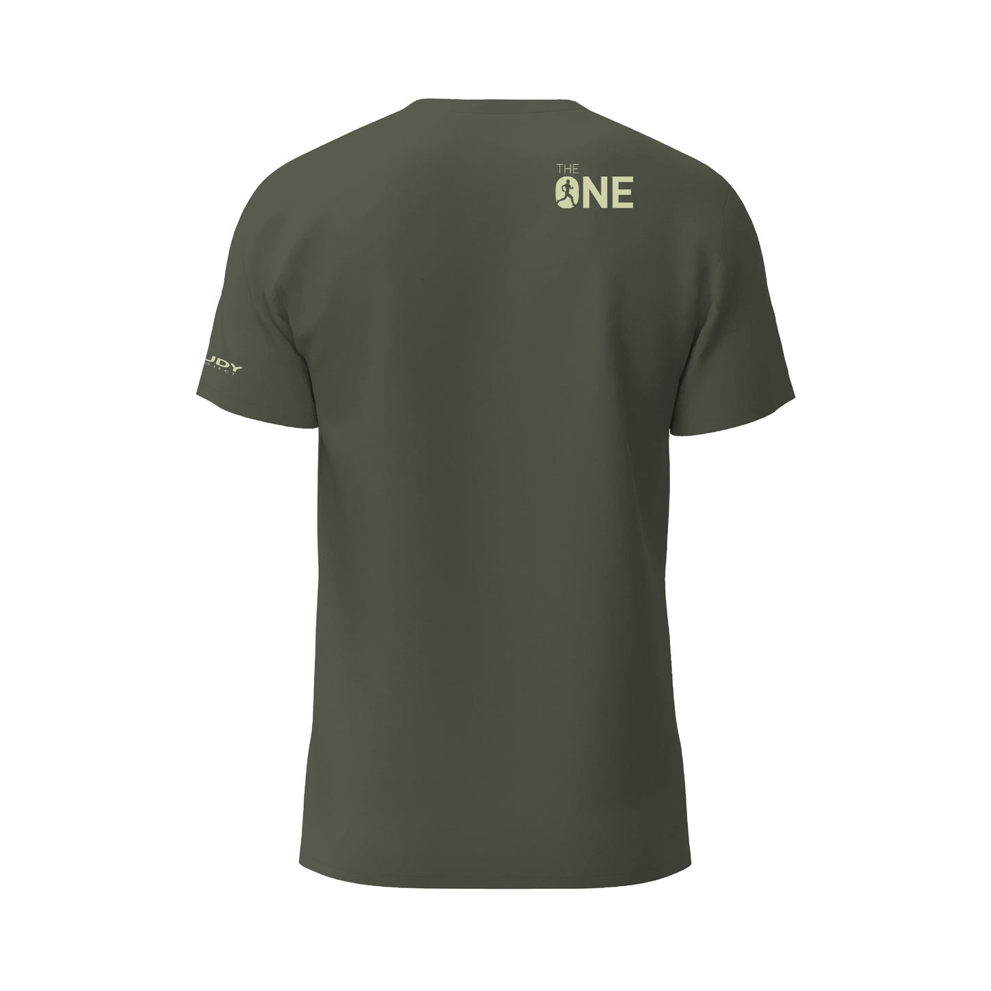 #RunTheOne Active Tee in Olive Green