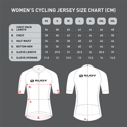 Women's Cycling Jersey in Green-Grey