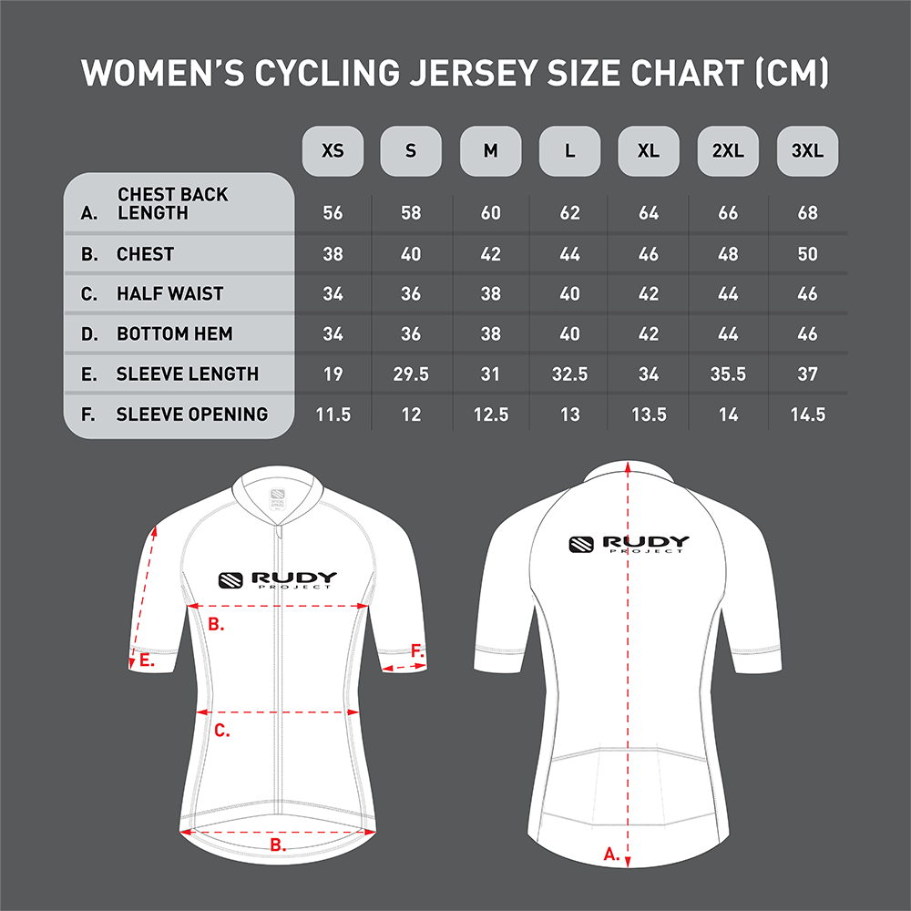 Rudy Project Womens Cycling Jersey Vintage with UV Sensor in Maroon Red Model 5