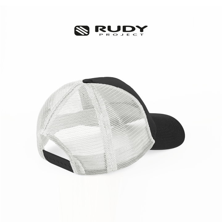 Trucker Cap Black White