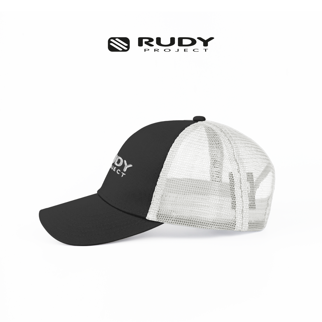 Trucker Cap Black White