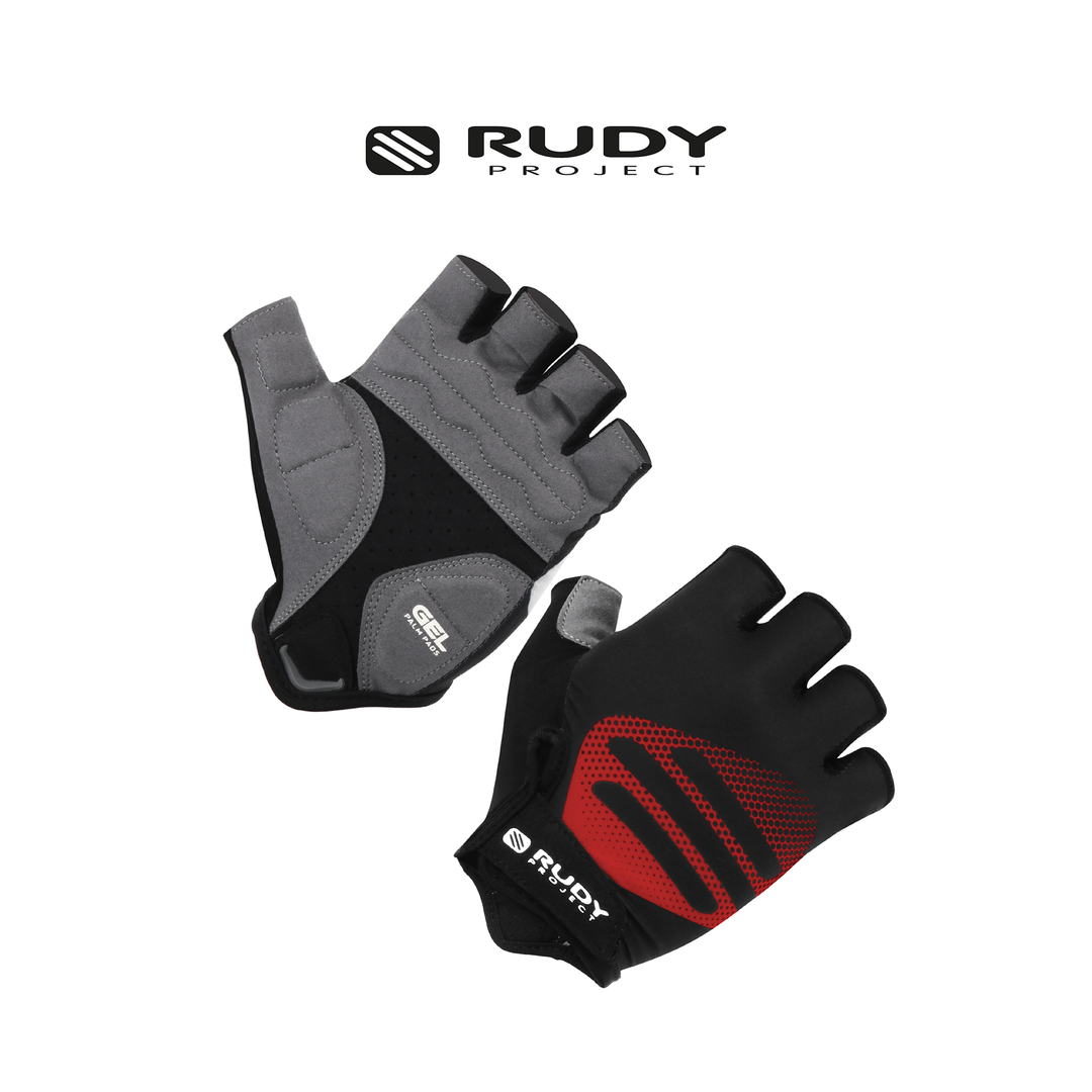 Cycling Gloves Black Red