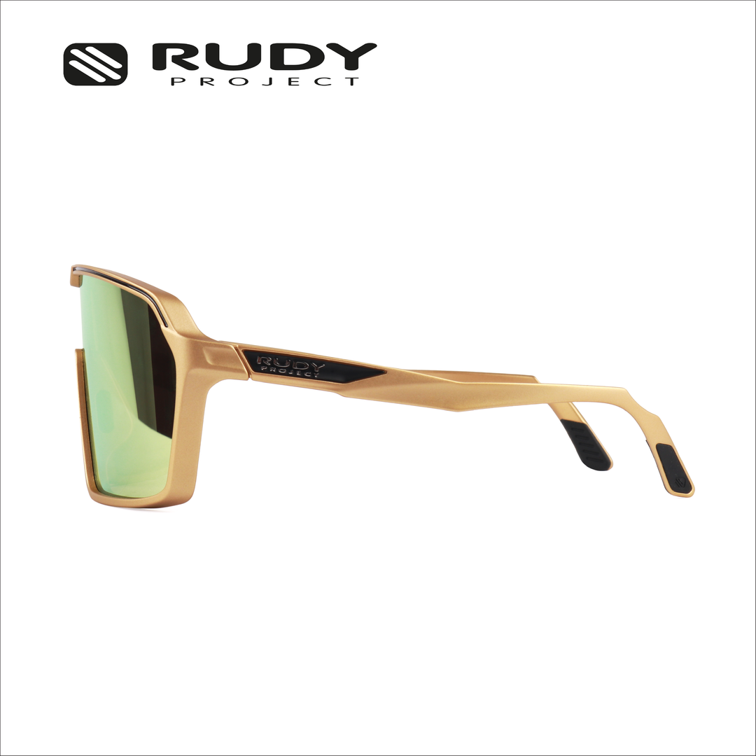 Spinshield Eyewear in Matte Gold / Bronze