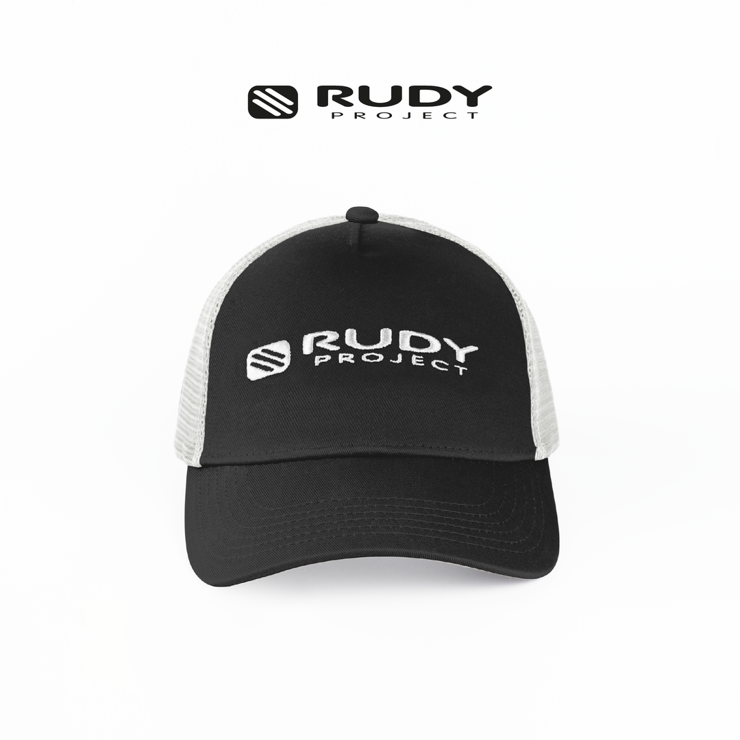 Trucker Cap Black White